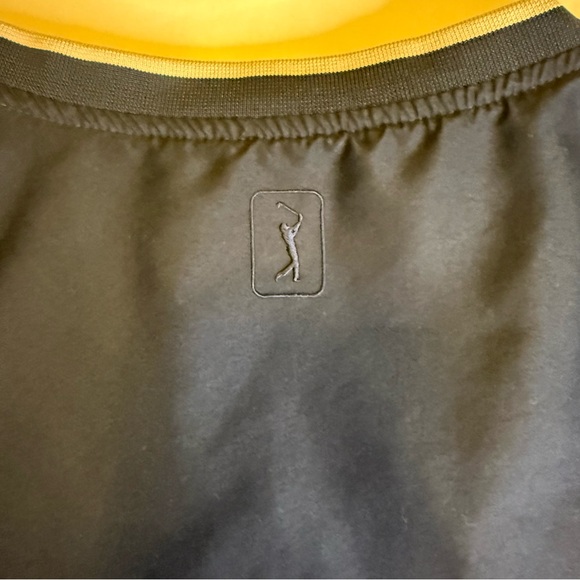 PGA TOUR Men's V-Neck XXL Navy Blue Windshirt Golf Jacket Pullover Polyester - Picture 7 of 9